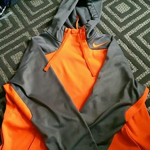 Orange Nike hoodie